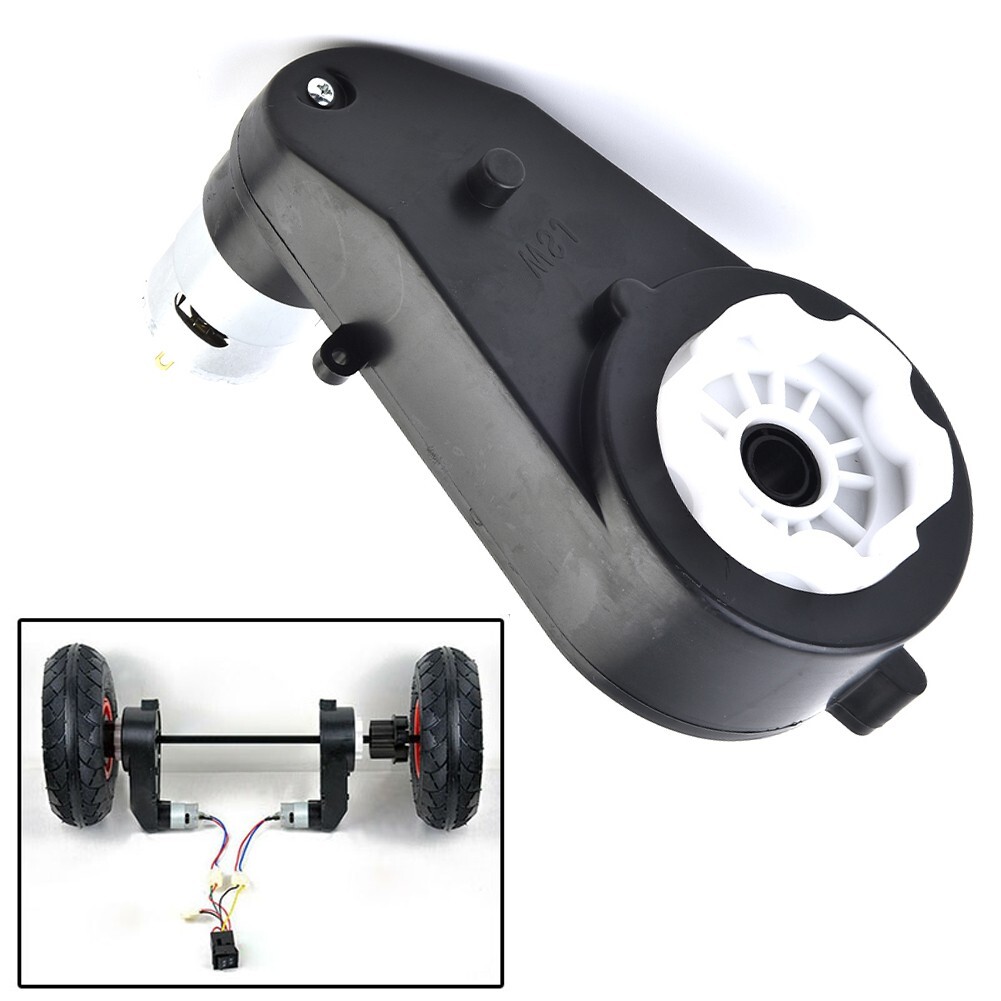 Black 550 Gear Box Motor DC12V 30000RPM Electric Car Gearbox With Motor Parts