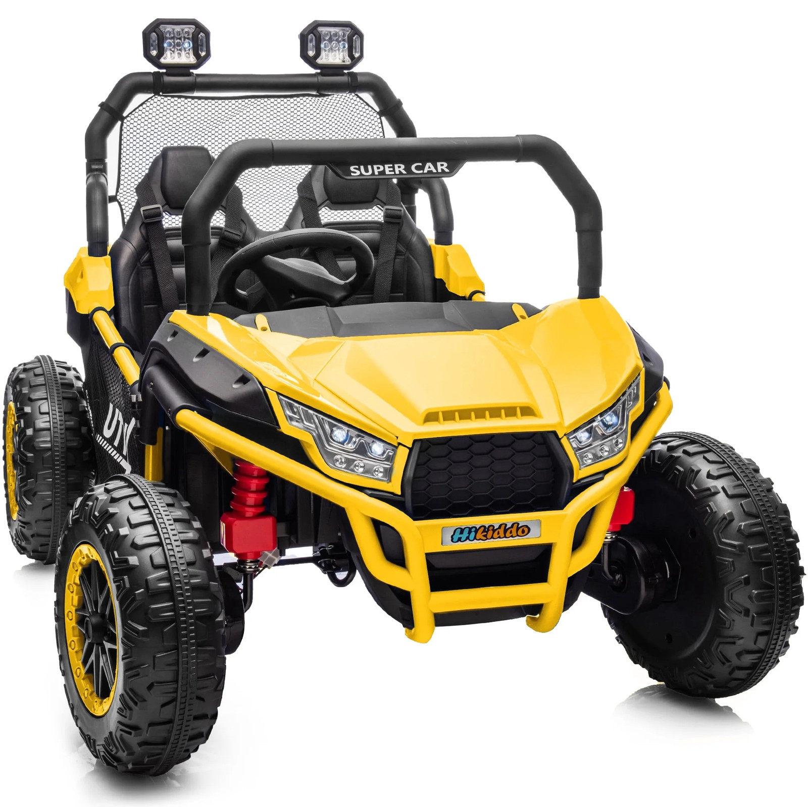 24V 10Ah Ride on Toys for Big Kids, 2-Seater Kids UTV Electric Car W/ Remote, 4*