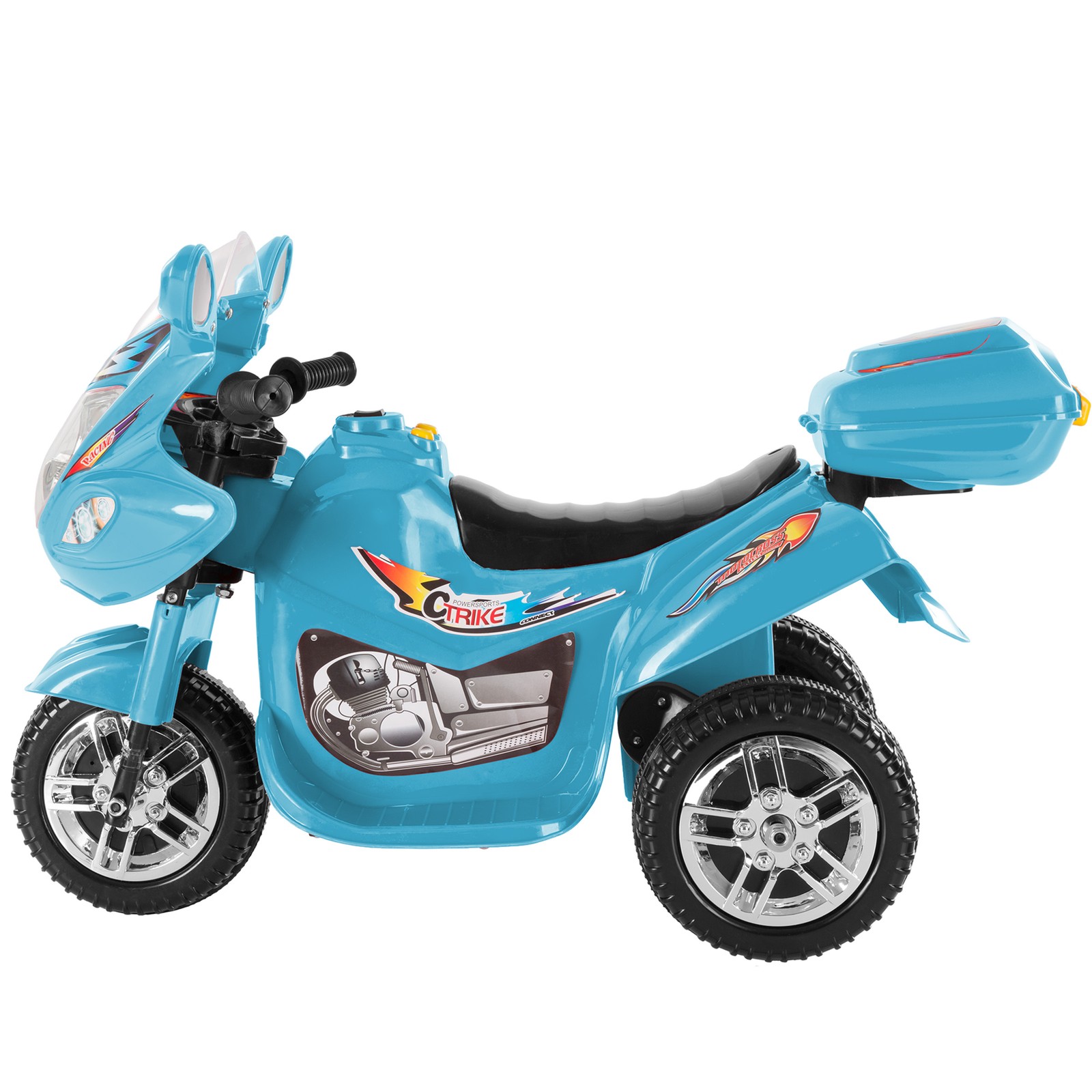 Kids Motorcycle 3-Wheel Electric Ride-On Car 6V Battery Motorbike Kids