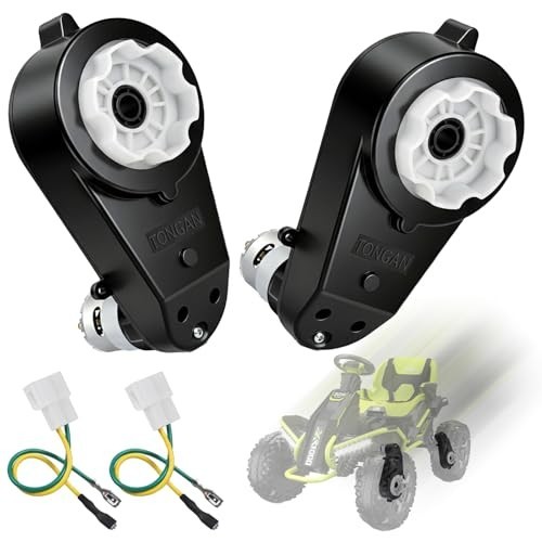 24V High-Speed Motor Upgrade Gearbox for Ride-On Toys – 2 Pcs, 40000RPM Parts