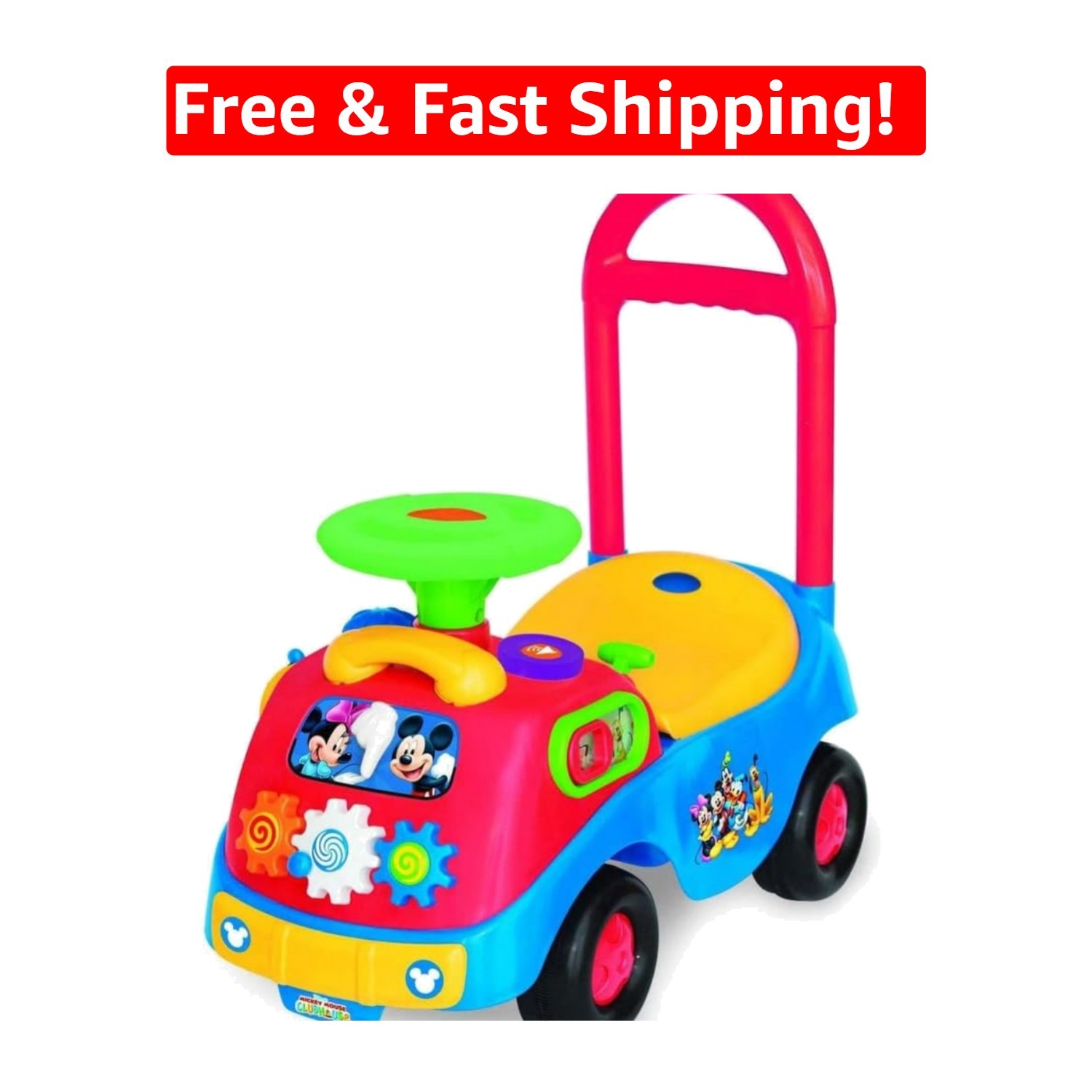 Disney Mickey & Friends Activity Ride-On: Music & Lights for Toddlers 12-36