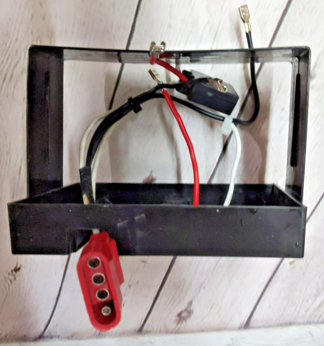 National Product Patrol Police Motorcycle 12V Battery Case and Wire Harness