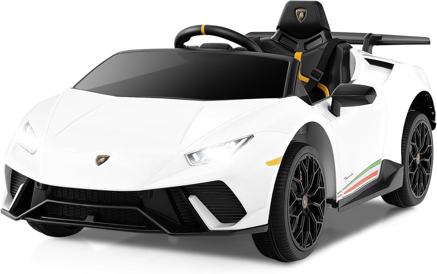 Licensed Lamborghini Huracan Ride on Car by , 12V Kids Electric Vehicle with Rem