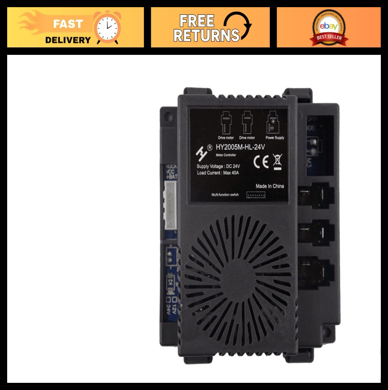 Kids Electric Ride On Car Controller Box 24V Receiver – Replacement Parts for Ki