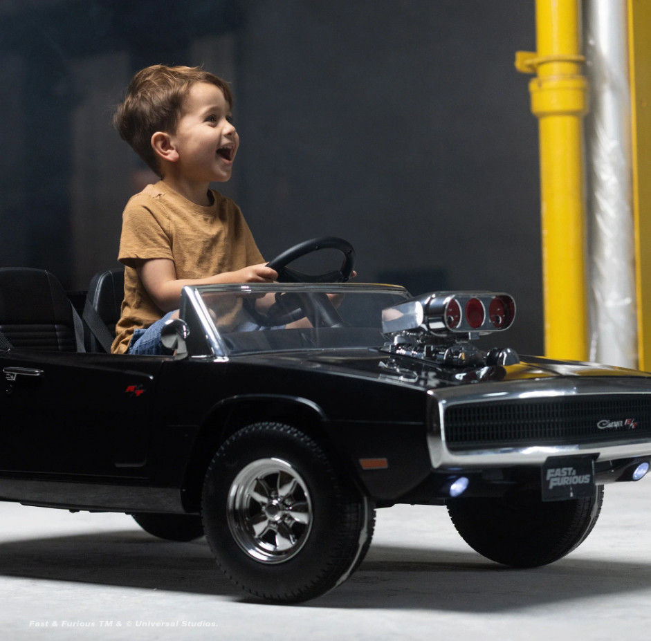Fast & Furious Dodge Charger 12V Kids Ride on Car Battery Powered Remote Control