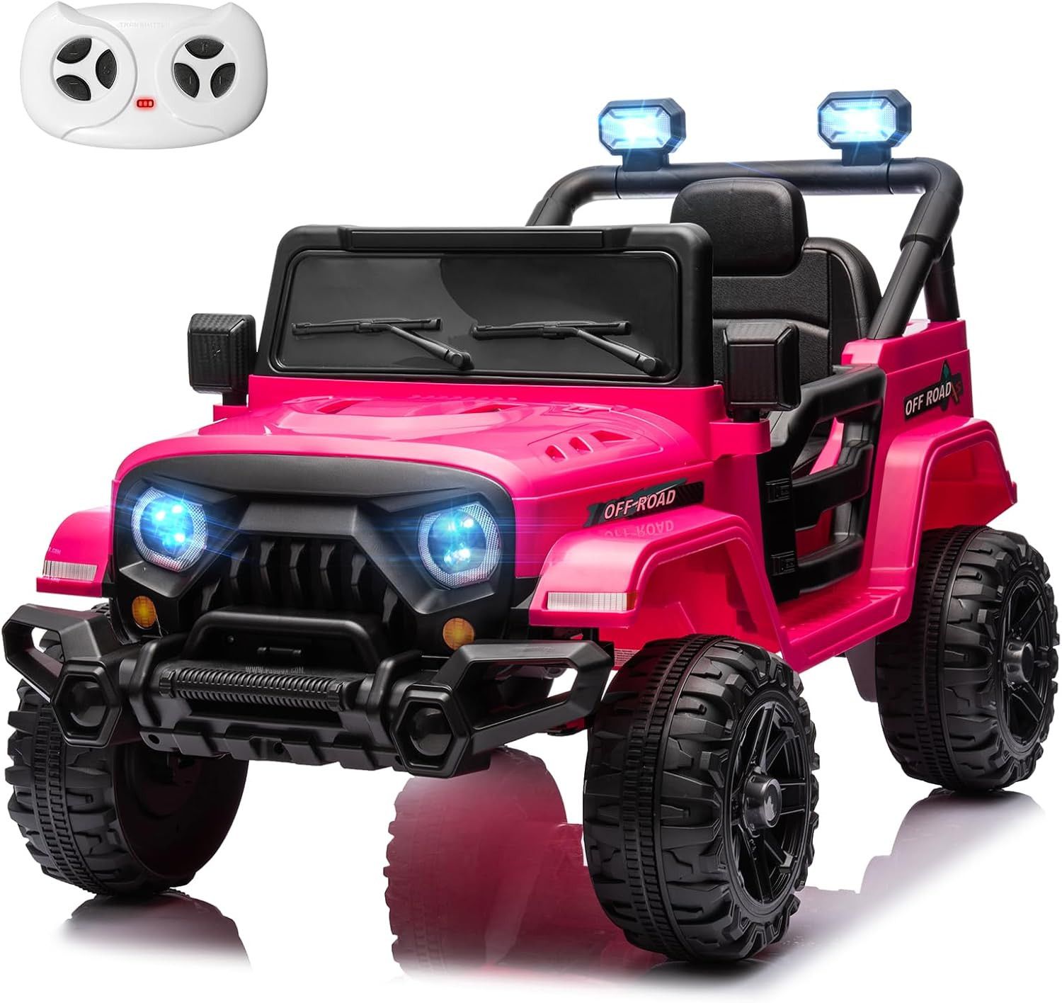 12V Kids Electric Ride on Truck Car Remote Control, Twin 35W Motors 3.5MPH Max S