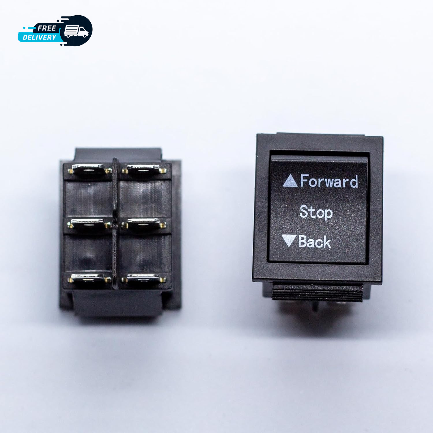 2 Pcs Universal 6V 12V 24V Forward Reverse Switch Compatible with Power Wheels