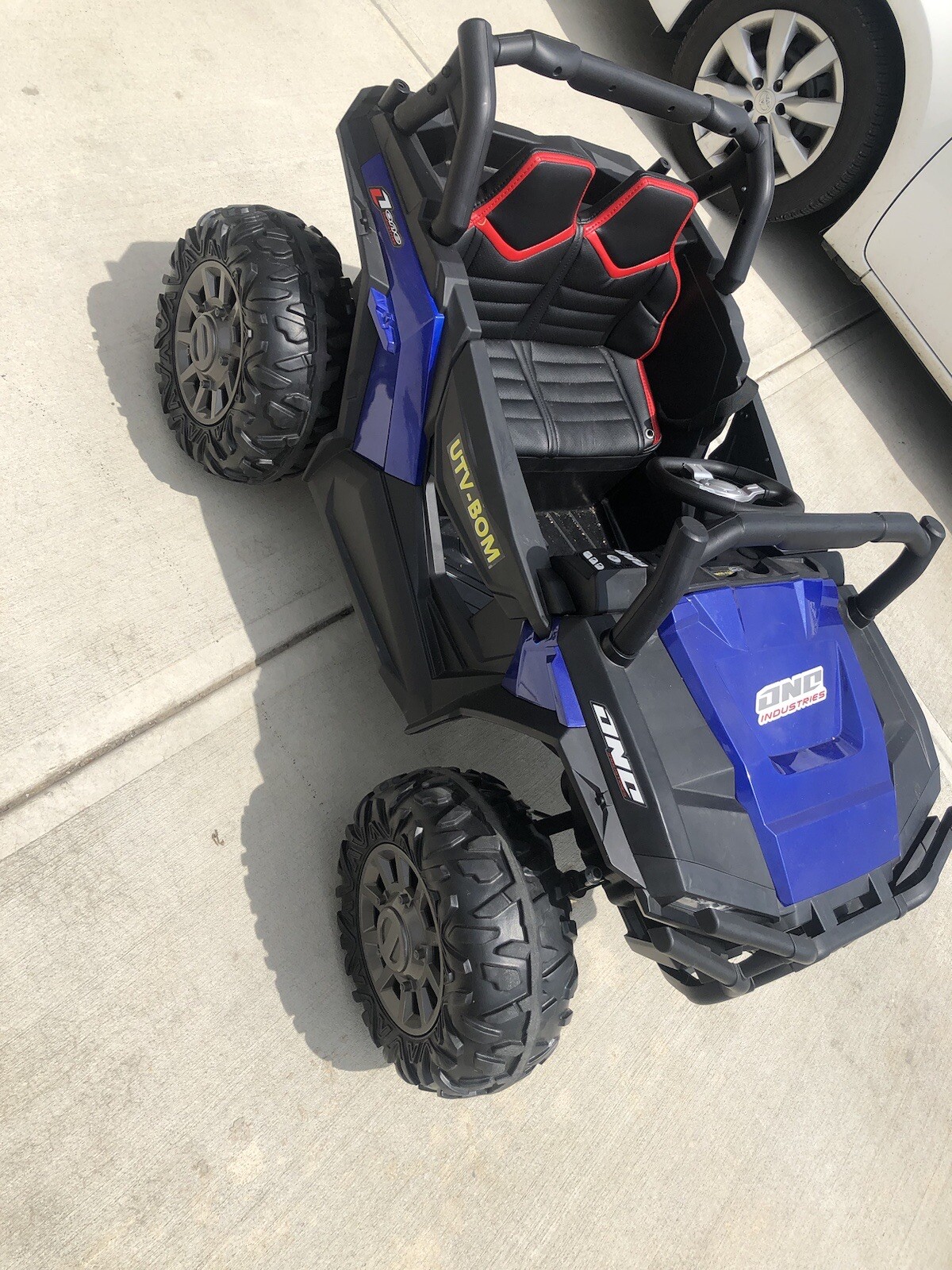 24V Kids UTV Ride on Car Electric Toys 2 Seater 4WD Off-Road 4 Wheeler Quad #