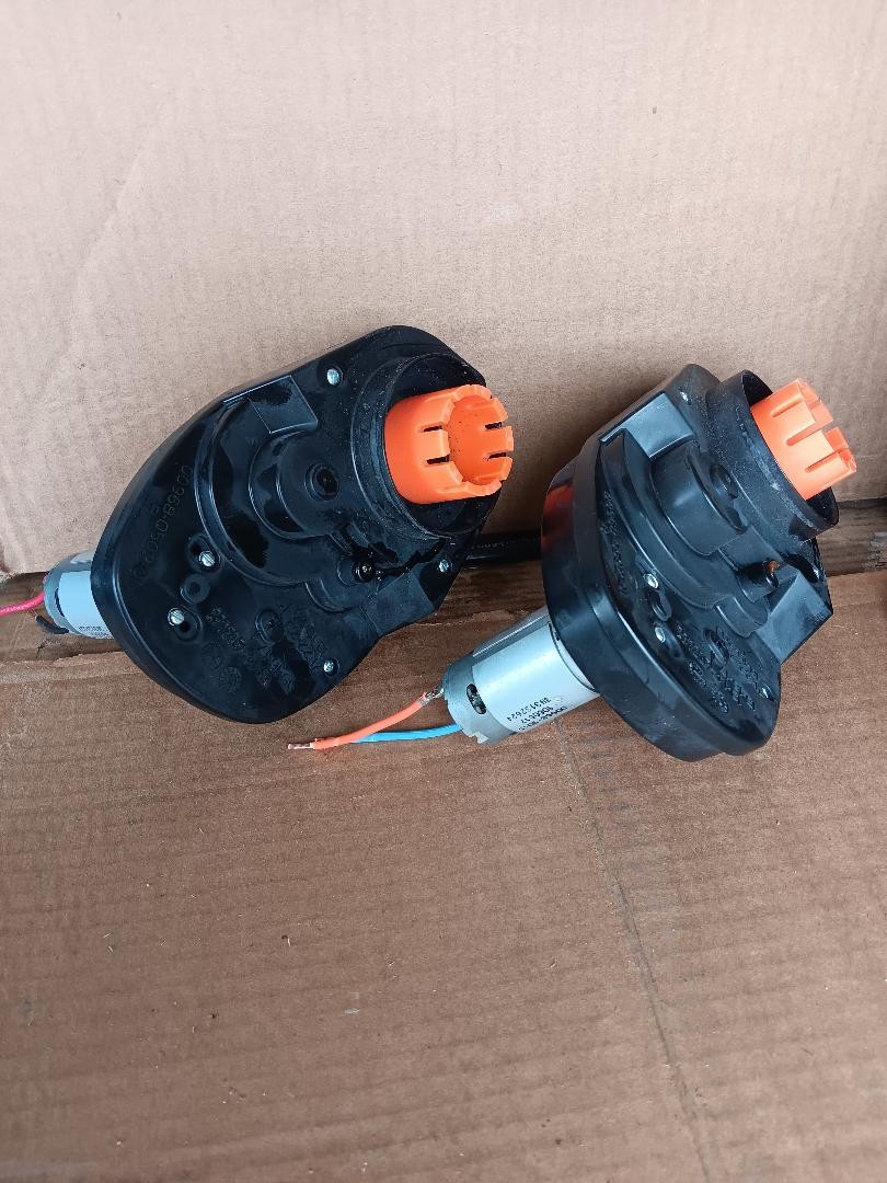 PAIR GEARBOXES AND MOTORS FOR POWER WHEELS DUNE RACER LARGE HOLLOW AXLE SETUP