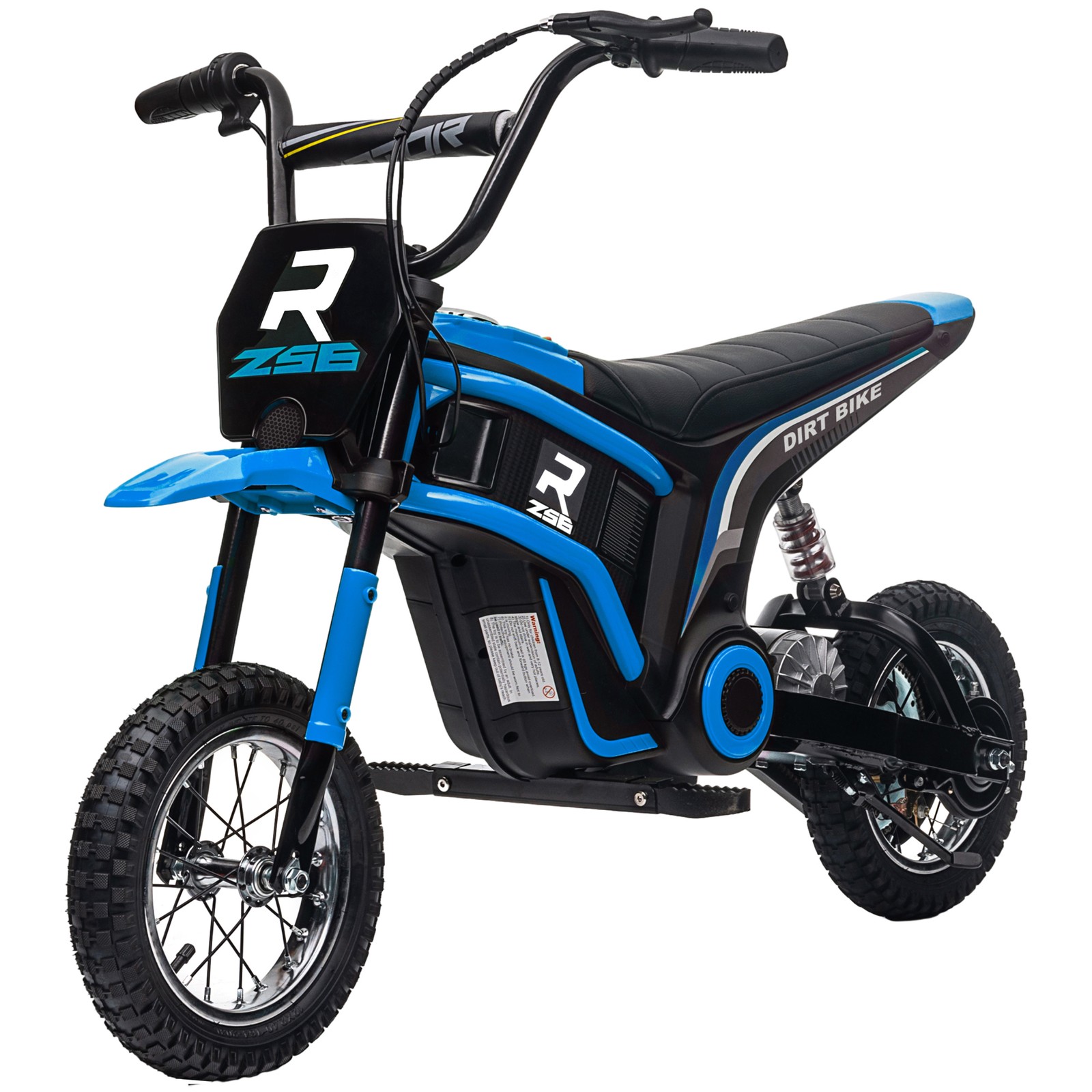 24V 350W 15 MPH Electric Dirt Bike Motorcycle w/ Twist Grip, Blue