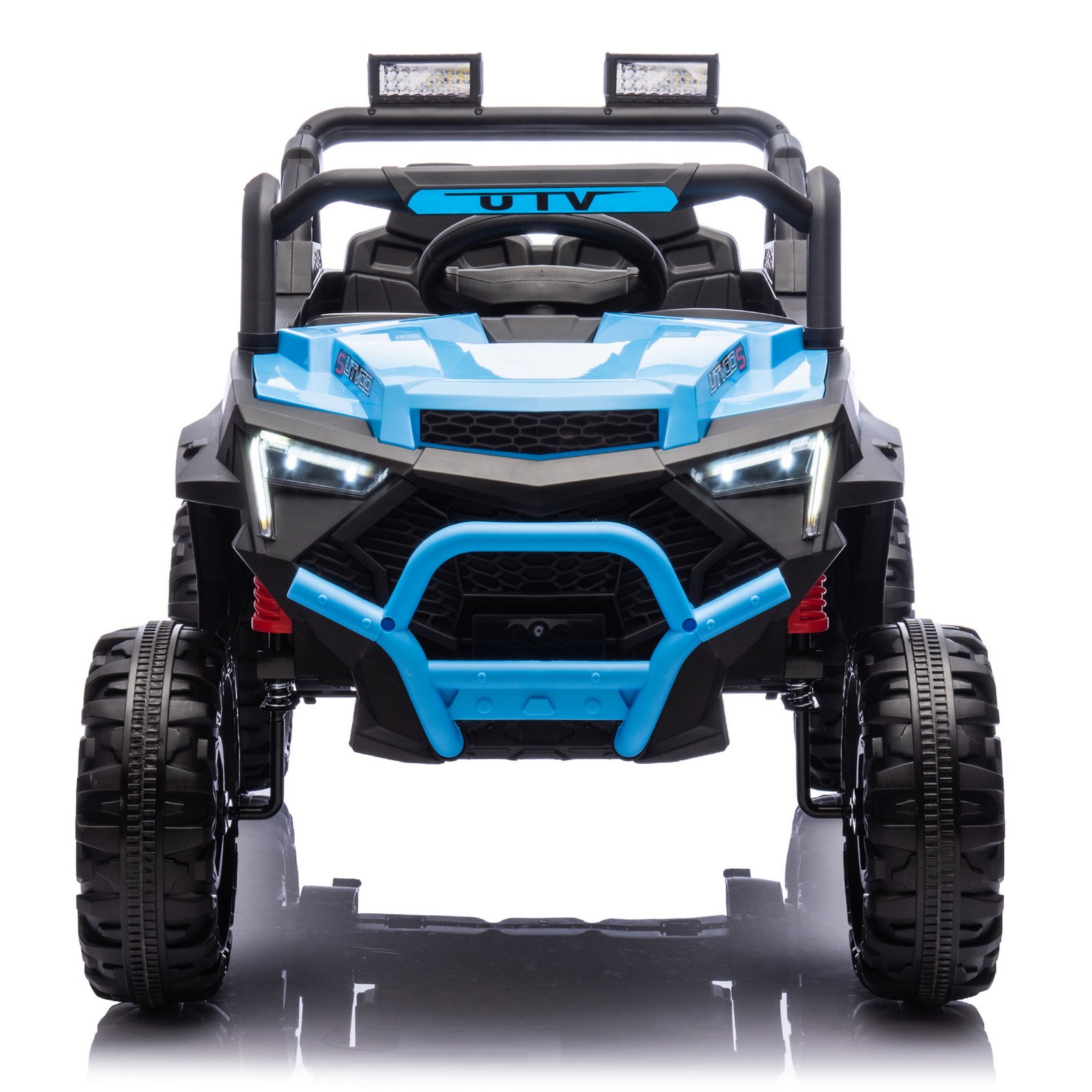 24V 400W Kids Ride On UTV Toy Car Parent Control LED Lights 4-Wheel Suspension