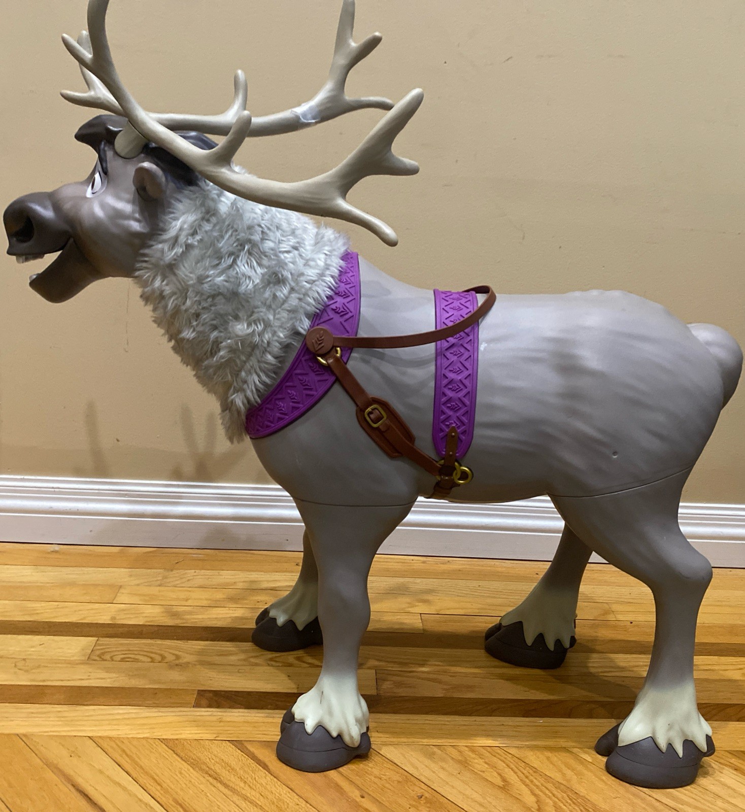 Disney Frozen 2 Playdate Sven Ride-On Reindeer Child Size Toy with Sounds