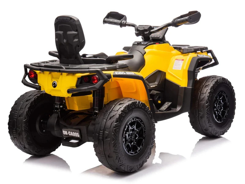 24V 4WD CanAm Outlander Kids Ride On Electric ATV Quad Car Leather Seat EVA Tire