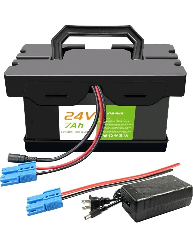 24V 7Ah Lithium Battery for Ride-On Cars Fits Dynacraft Realtree 24V UTV’s as we