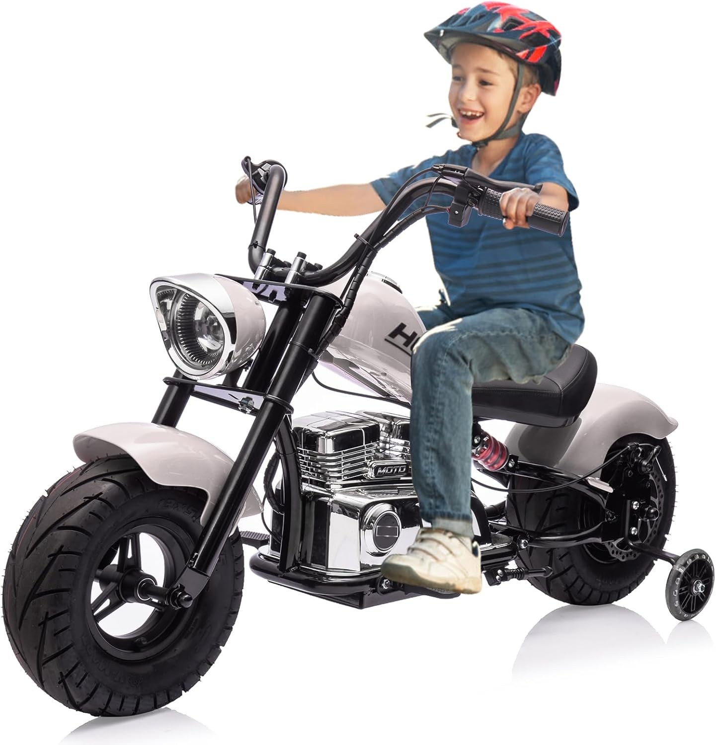 36V Electric Dirt Bike for Teens 16.5MPH&176LB Load Spring Suspension Multicolor