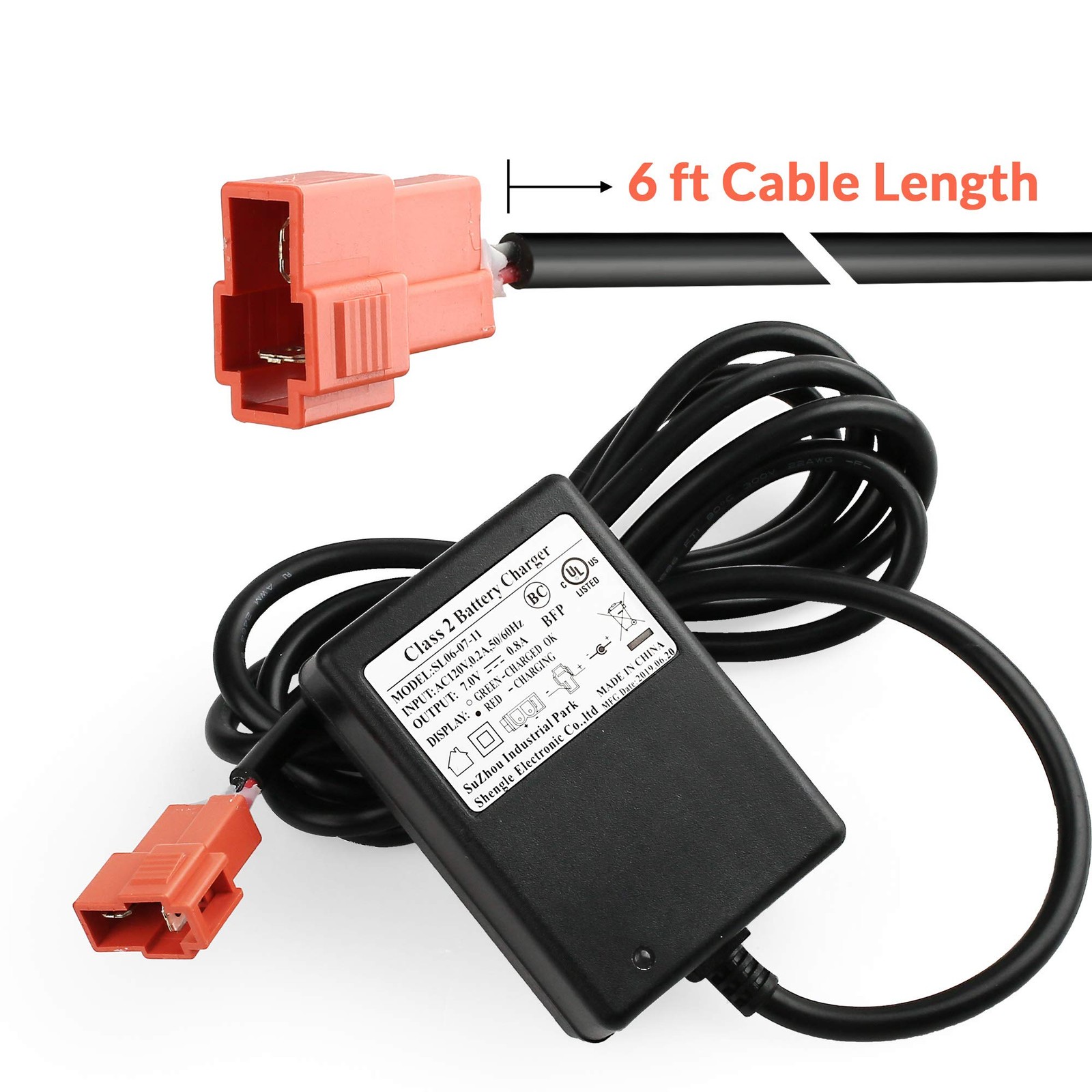 Battery Charger for 6V Ride On Toys, Power Supply Adapter for Kid Trax Frozen…