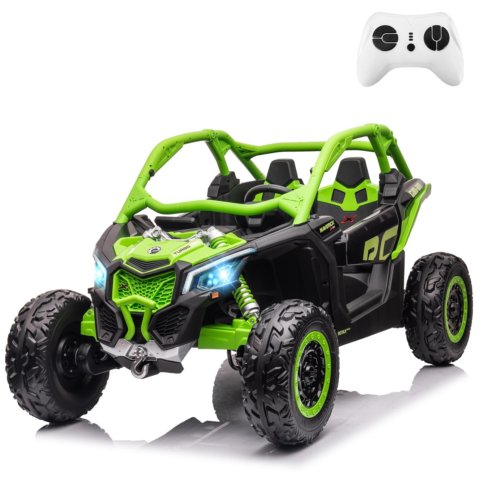 24V Ride on UTV Car Electric Toys 4WD Off-Road Quad W/Remote For Kids Gift