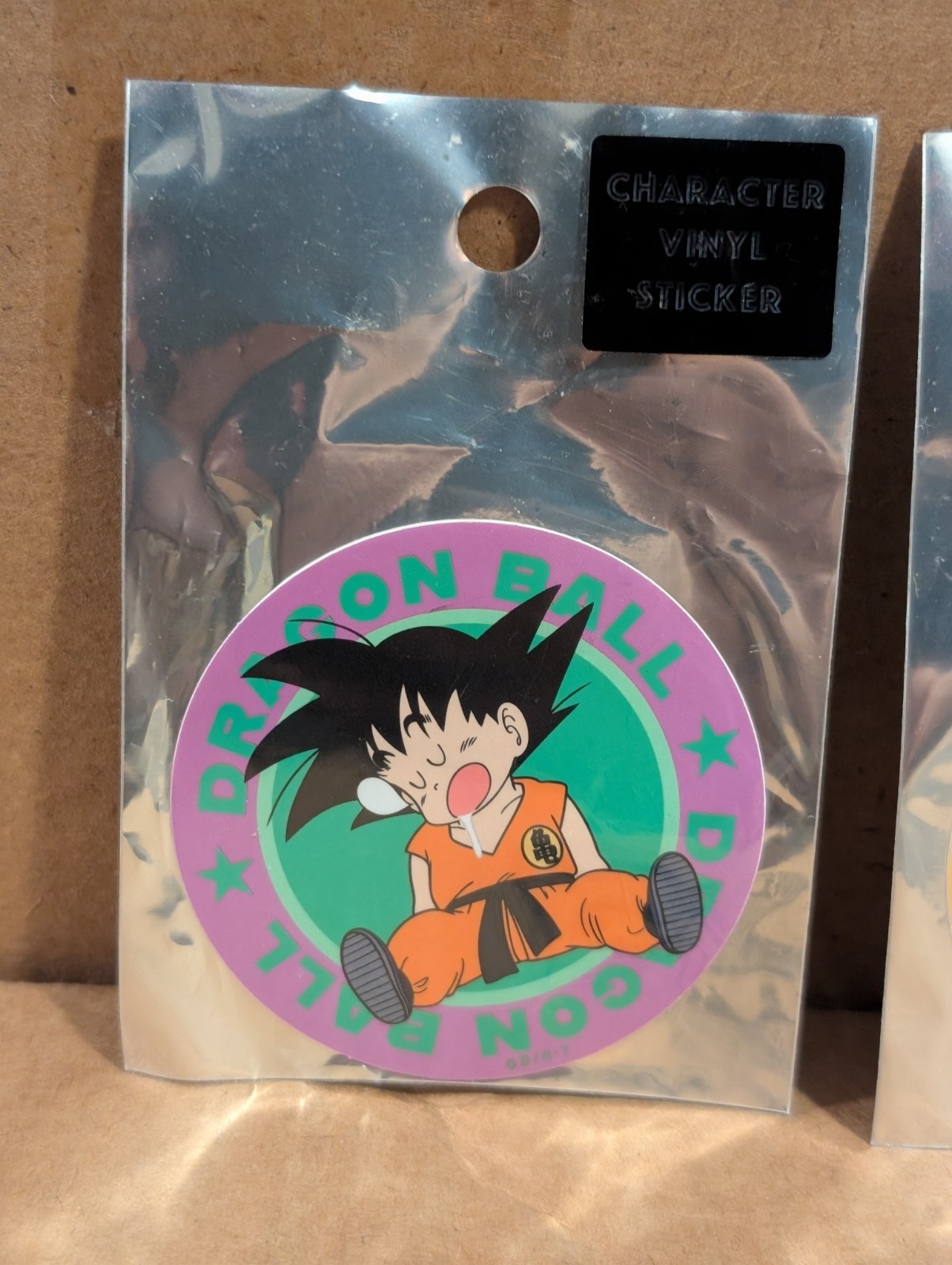 Small Planet Dragon Ball Sticker Goku Circlefrom JP Lot Of 2