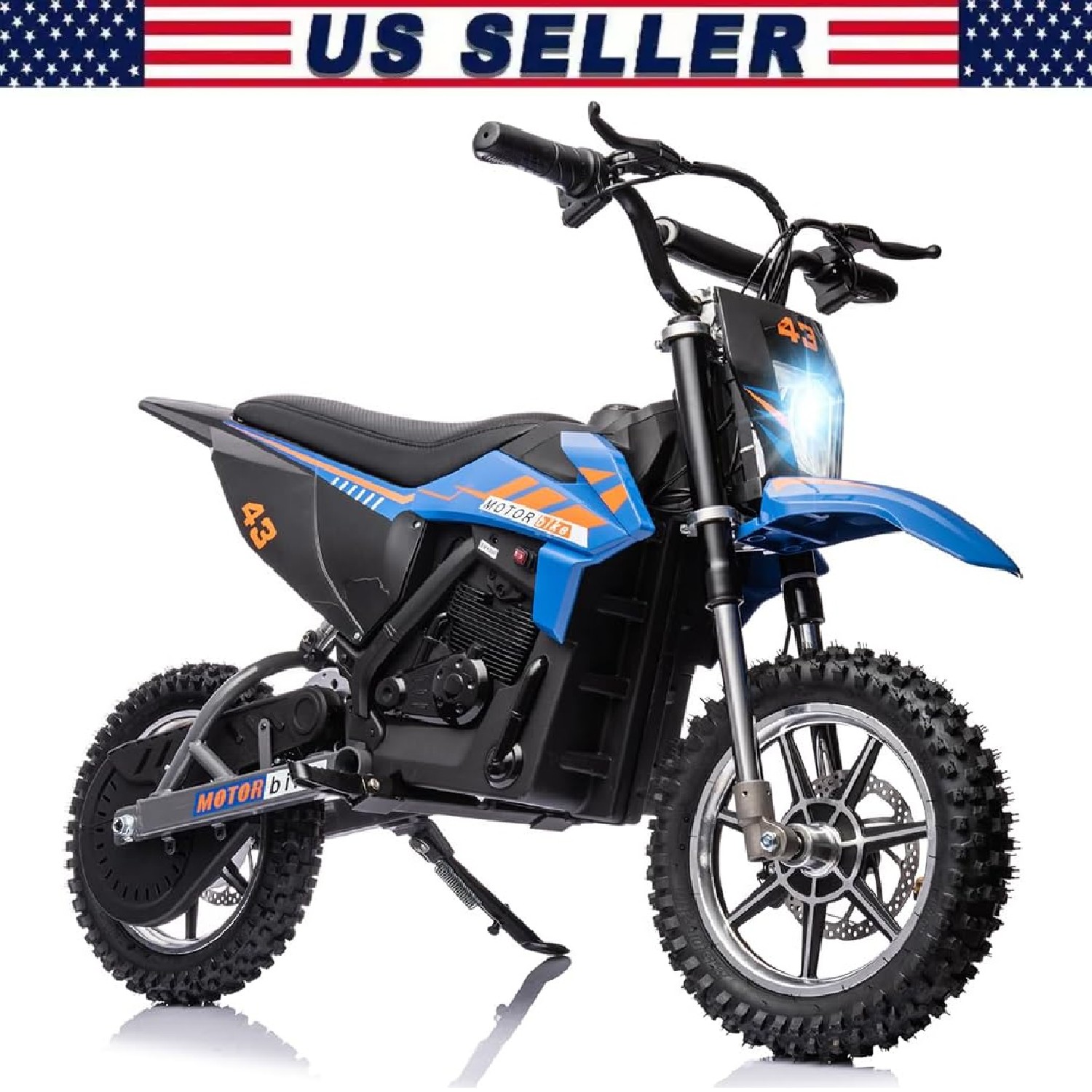 36V Ride On Dirt Bike for Teens ,15.5MPH Electric Off-Road Motorcycle ,LED Light