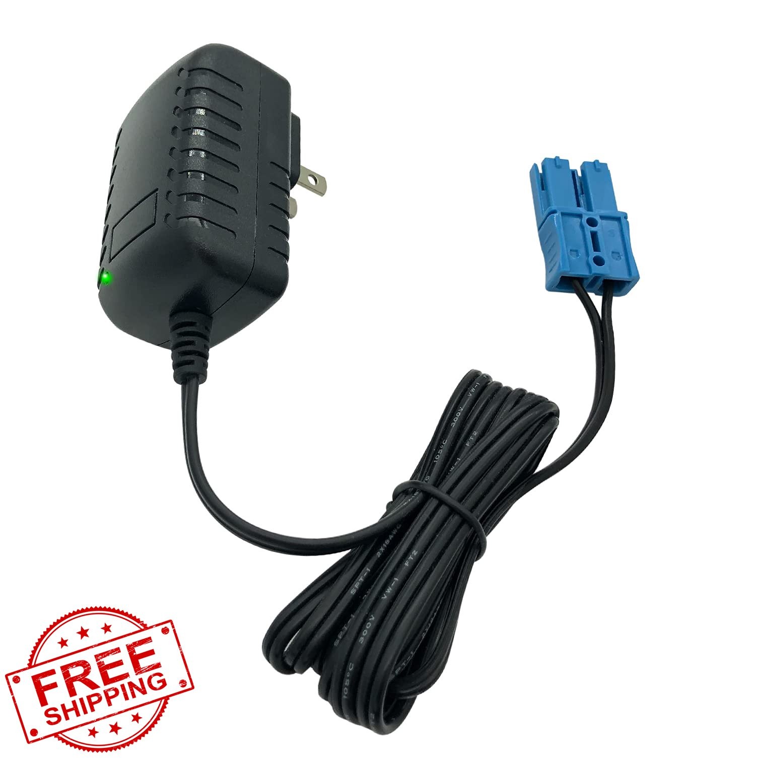 12V Battery Charger Kid Trax Ride On Car Dodge Ram Beetle Mini Mouse Blue Plug