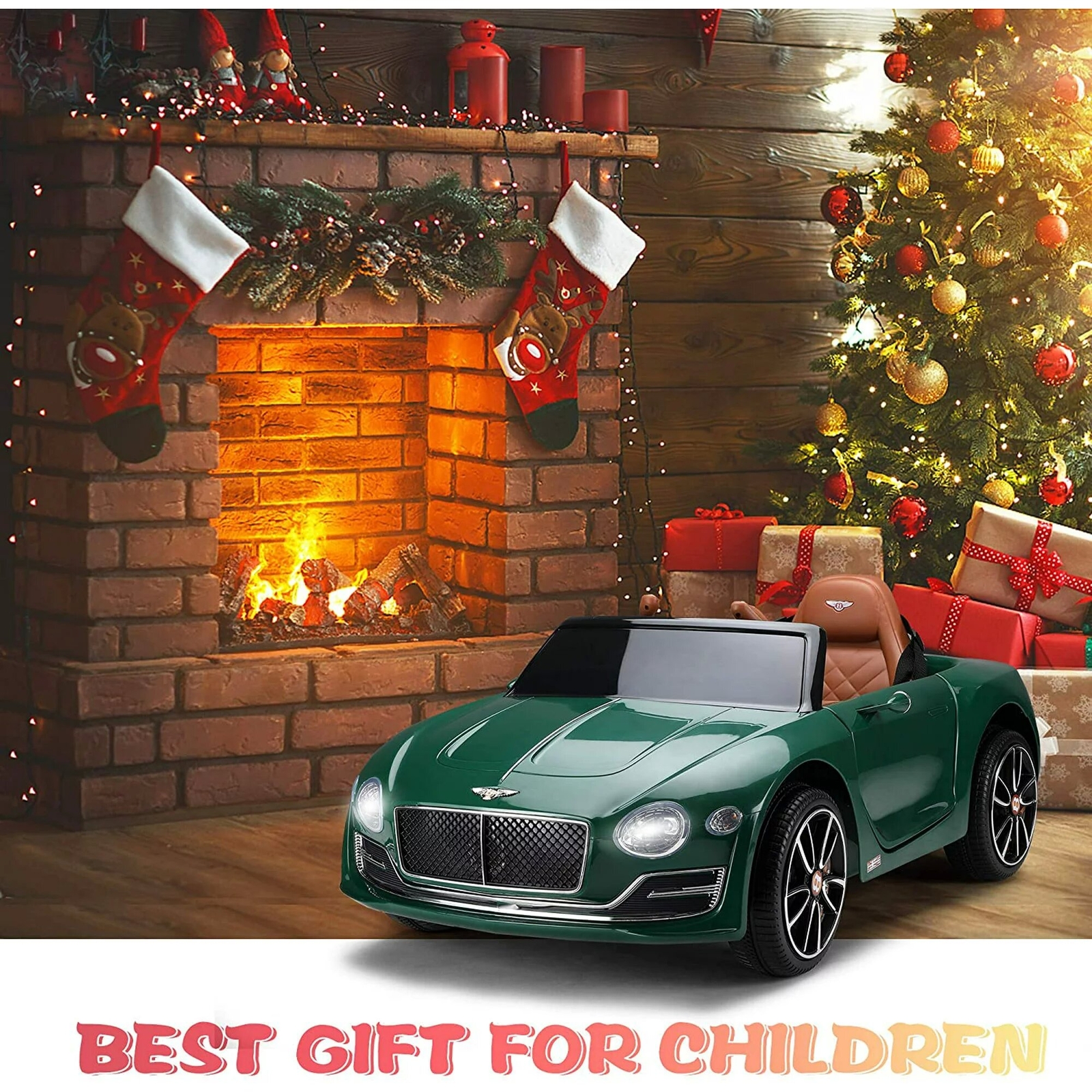 12V Kids Electric Ride On Licensed BENTLEY Style Toys Car w/Remote Control LED