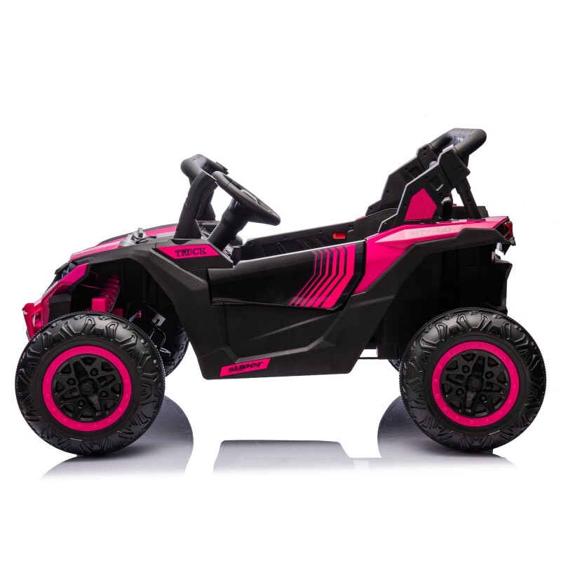 24V Kids Ride On UVT Car 4-Wheels Electric Car Toys Off-Road W/Remote for Kid 3+