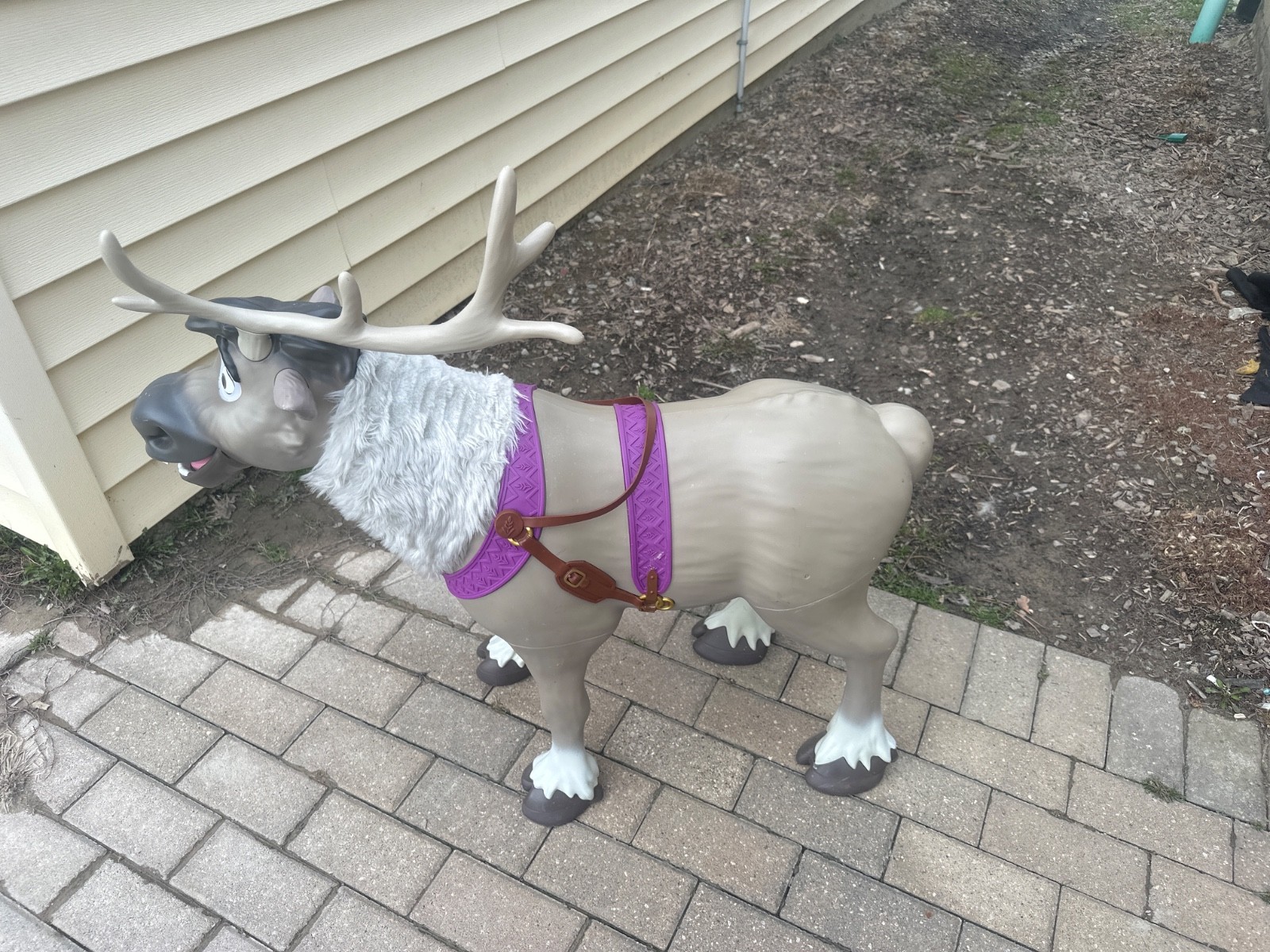 Disney Frozen 2 Playdate Sven Ride-On Reindeer Child Size Toy with Sounds