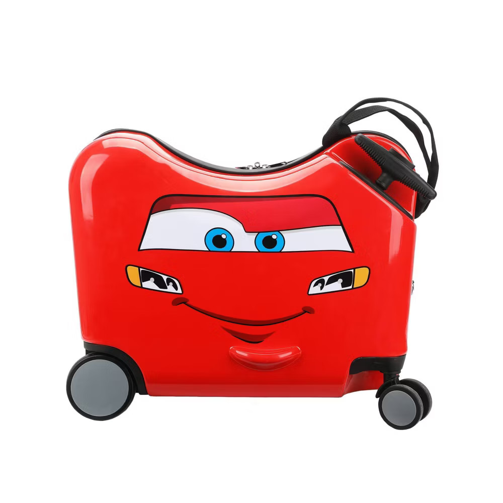 Disney Cars Carry On Spinner Hardside Ride On Suitcase – Red