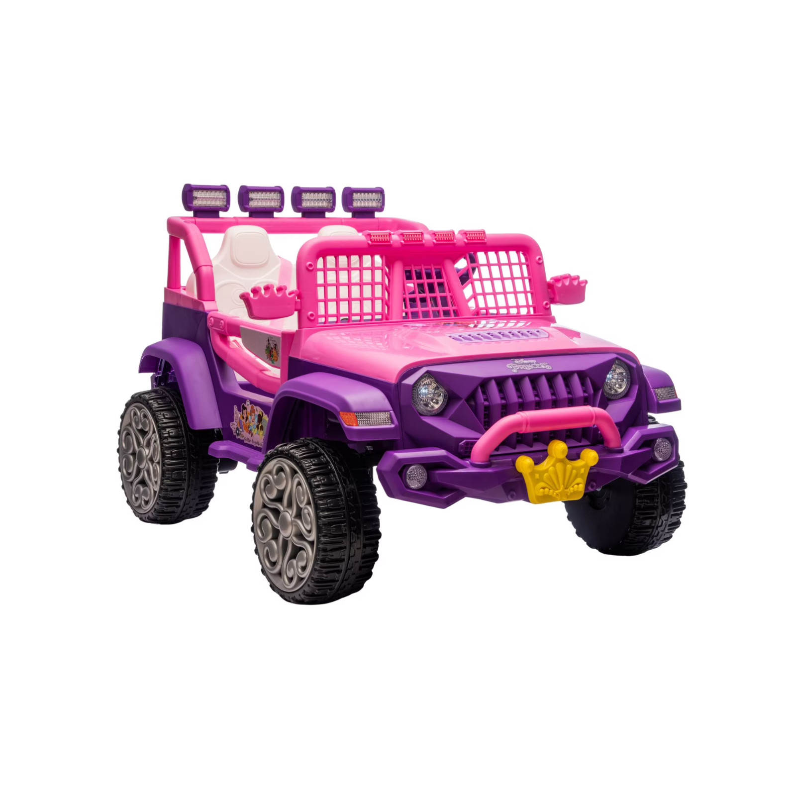 Disney Princess Voyager 12V Battery-Powered Ride-On SUV with Remote, Ages 3+