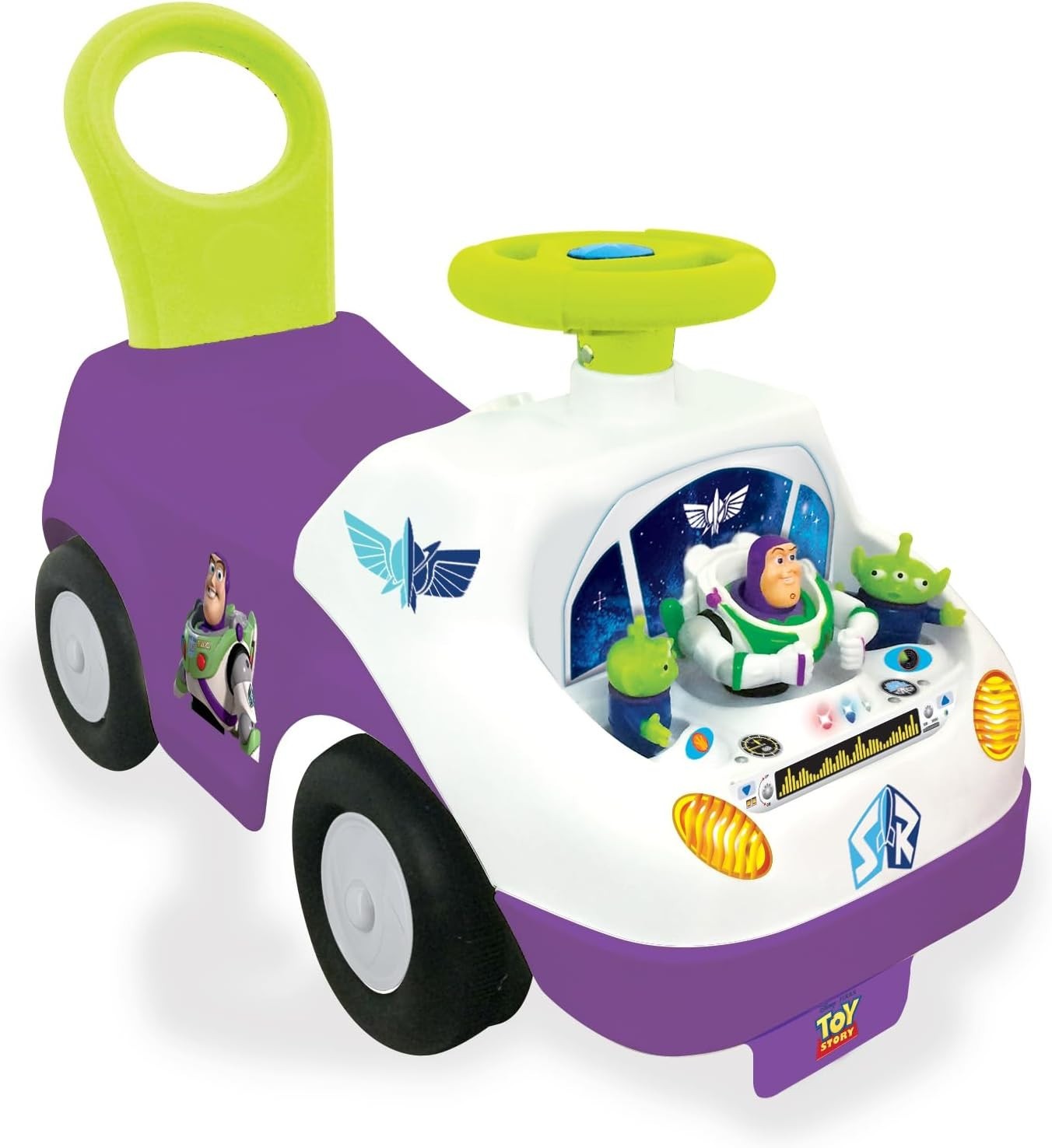 Durable Buzz Lightyear Ride-On with Interactive Dashboard