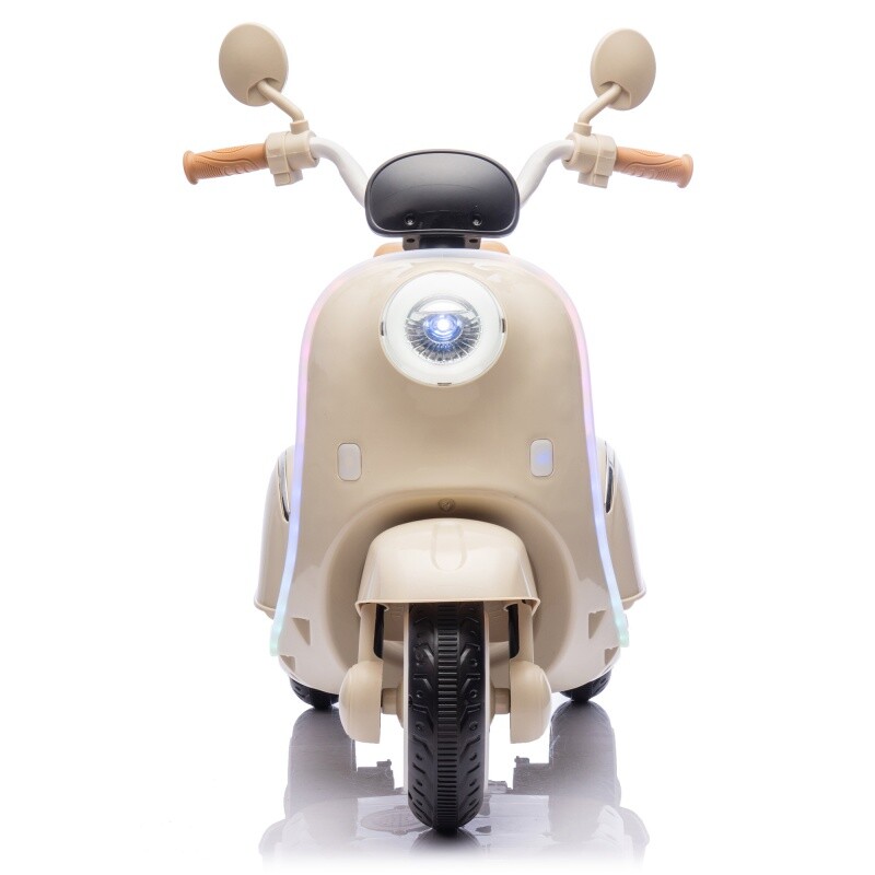 12V Kids Ride On Three-Wheel Electric Motorcycle W/Bluetooth Music For 3-6 Years
