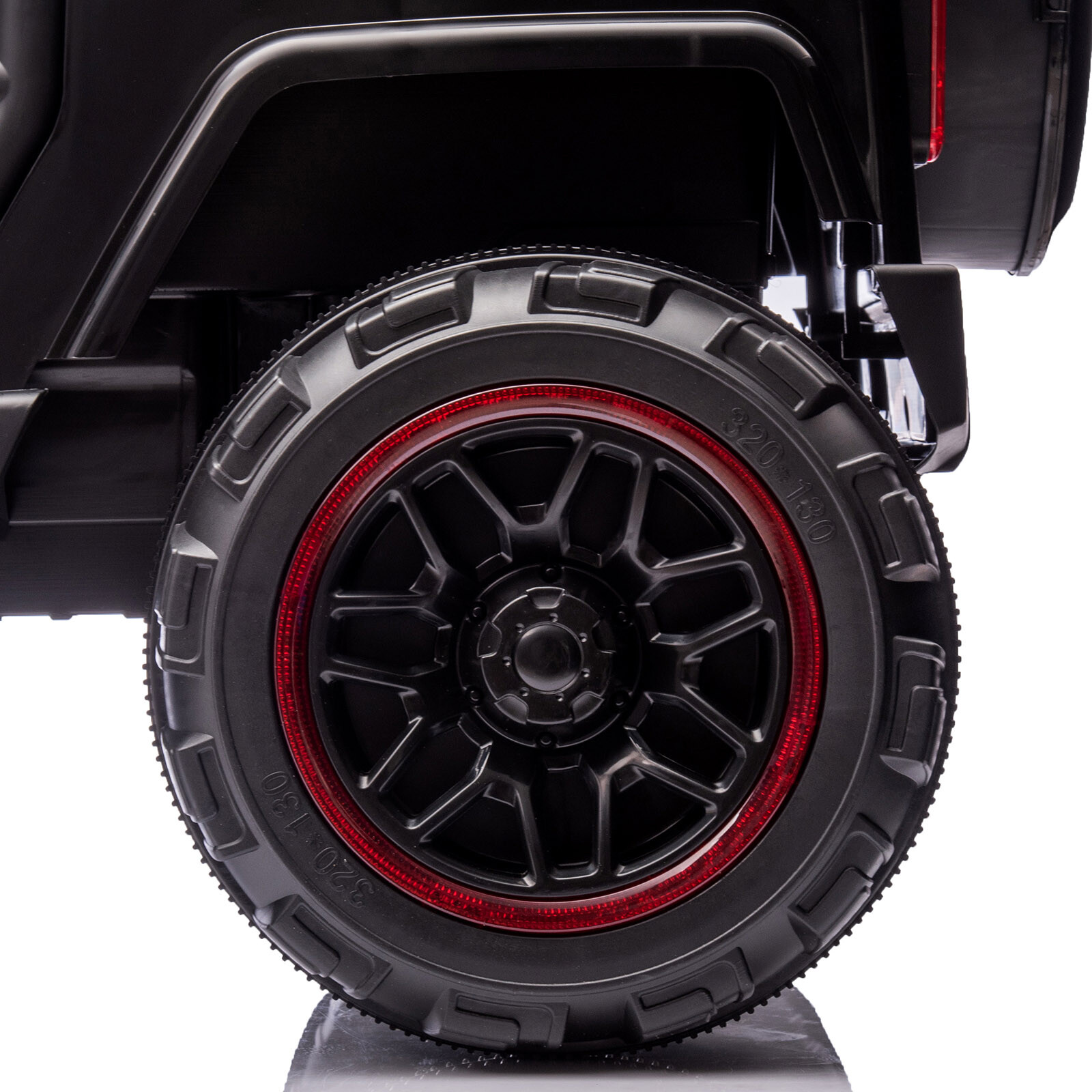 Black 12V Battery Kids Ride On Car Truck 3 Speeds Toy LED MP3 w/Remote,Car Cover