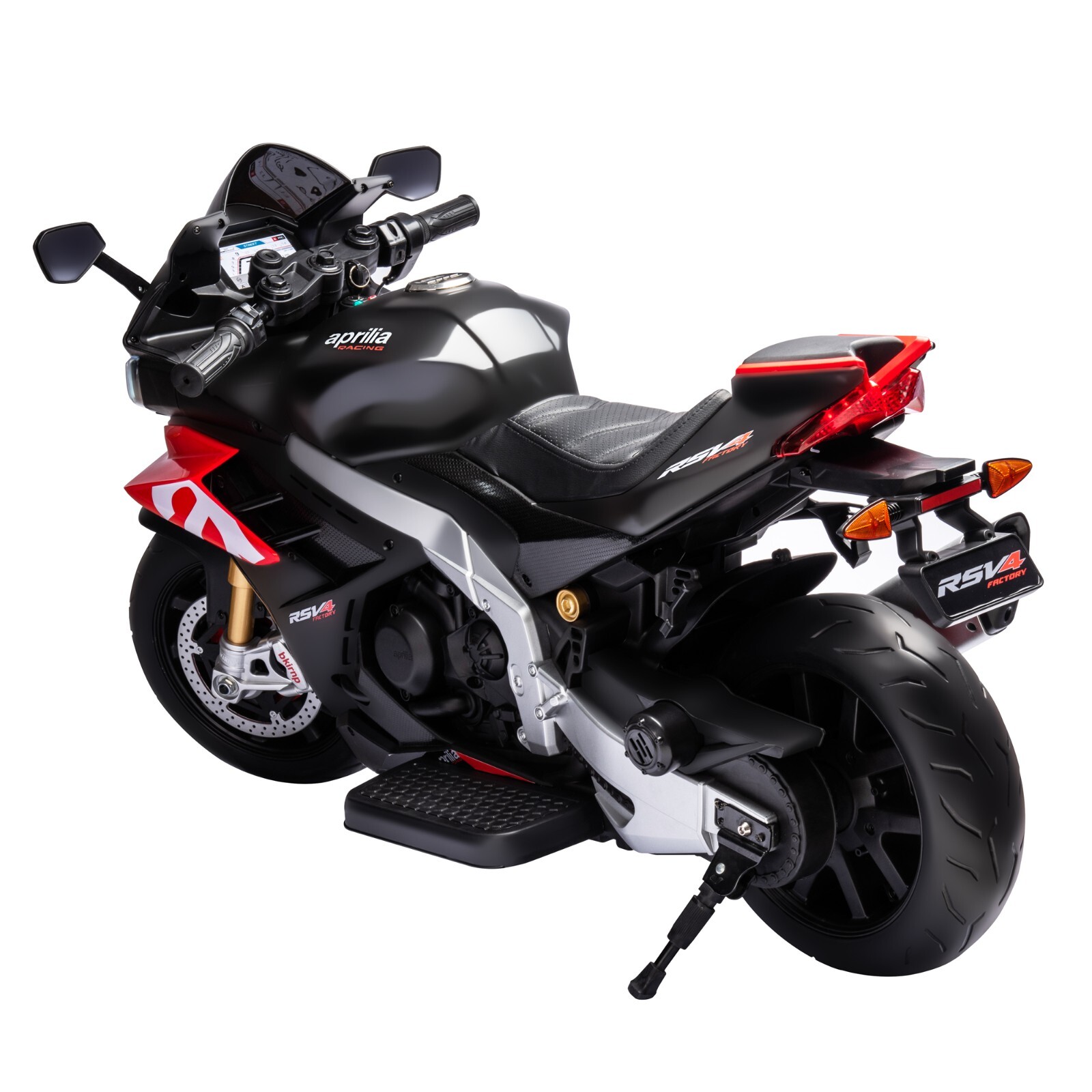 Aprilia 24V Kids Electric Motorcycle 10KMH Dirt Bike Ride on Motorbike LED Light