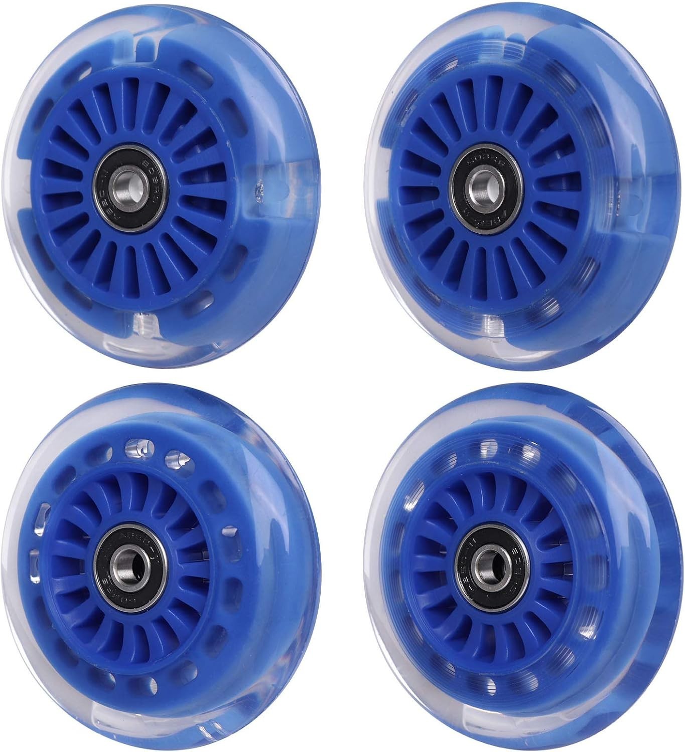 5-Inch Polyurethane Replacement Wheels for Ride-On Toys – Dark Blue