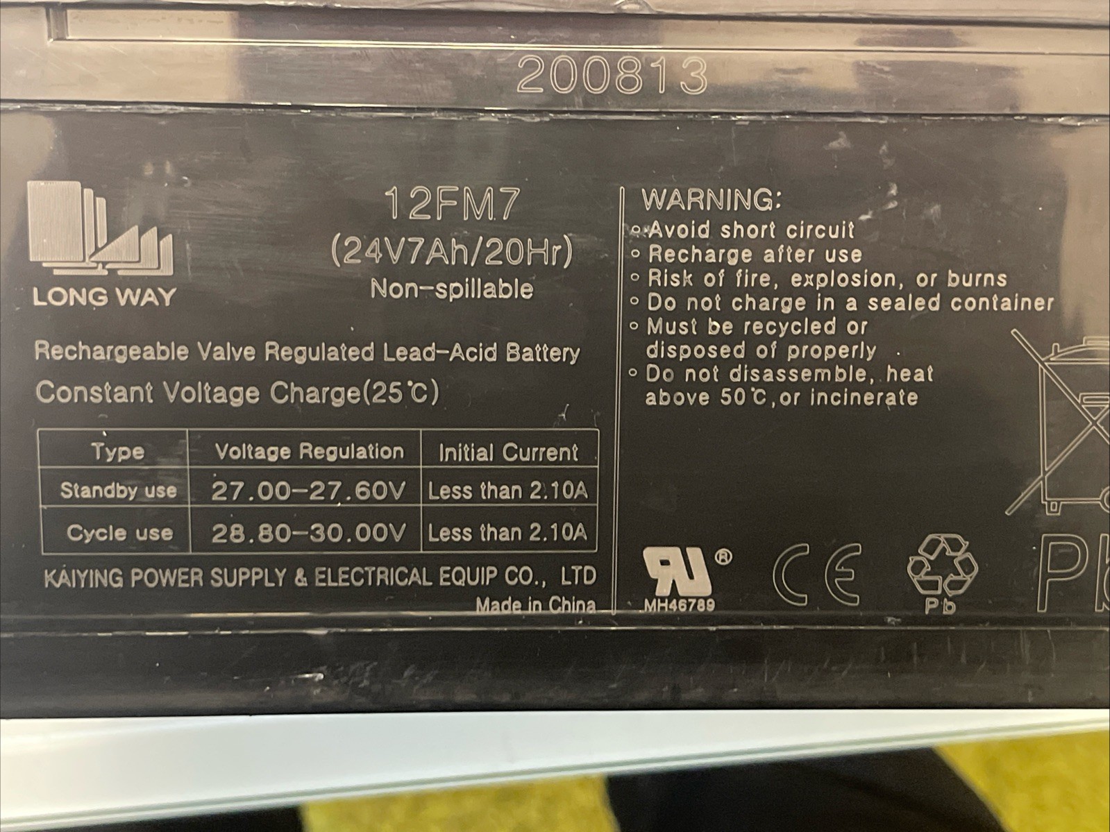 24V 7Ah Battery for Huffy Torex UTV 24 Volt Child Ride On Car