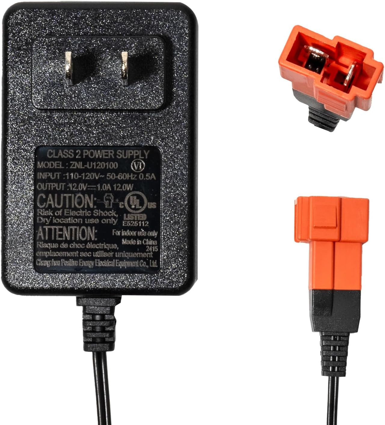 Cargador de batería de 12 voltios para juguetes de montar y cable de batería