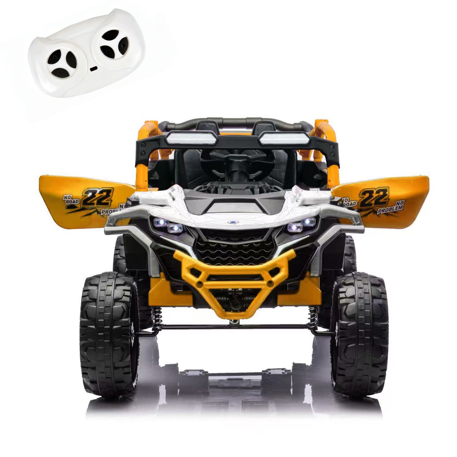 12V 2 Seaters Kids Electric Car Ride On UTV Toy with Remote Power Wheels Truck