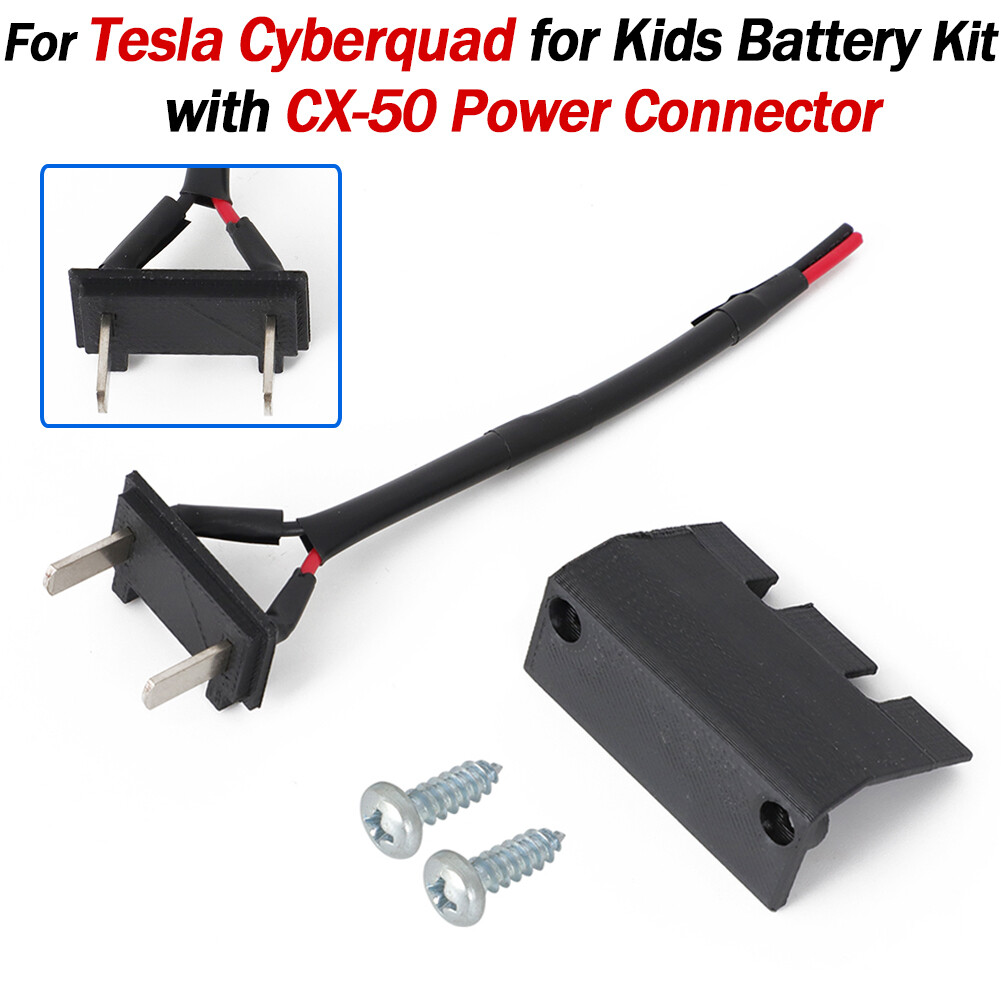 Battery Connector Cable for Tesla Cyberquad for Kids with CNX-50 Power Connector