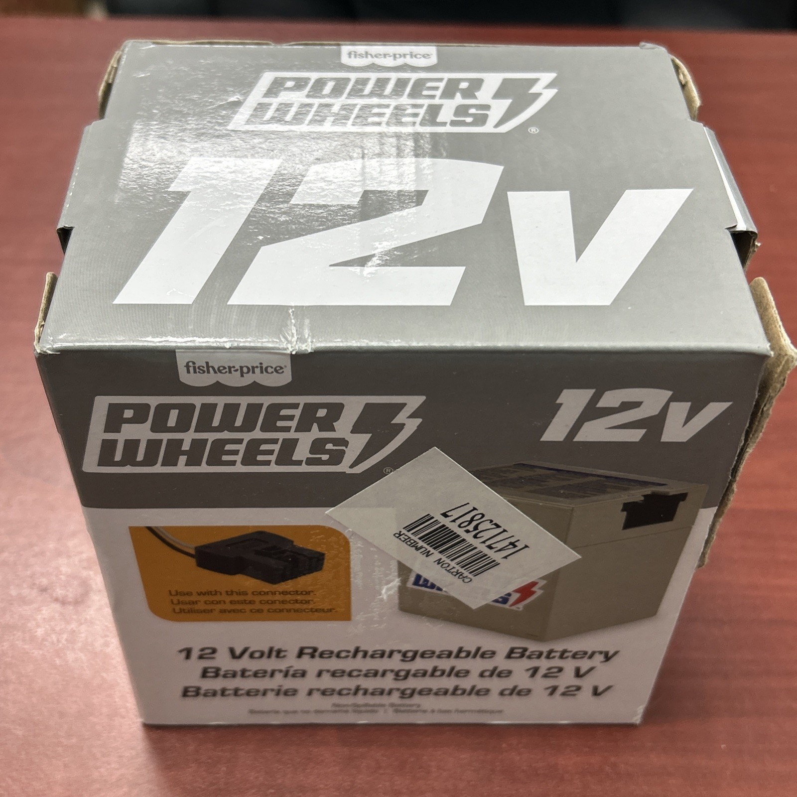 Fisher-Price Power Wheels 74777 12V Rechargeable Battery