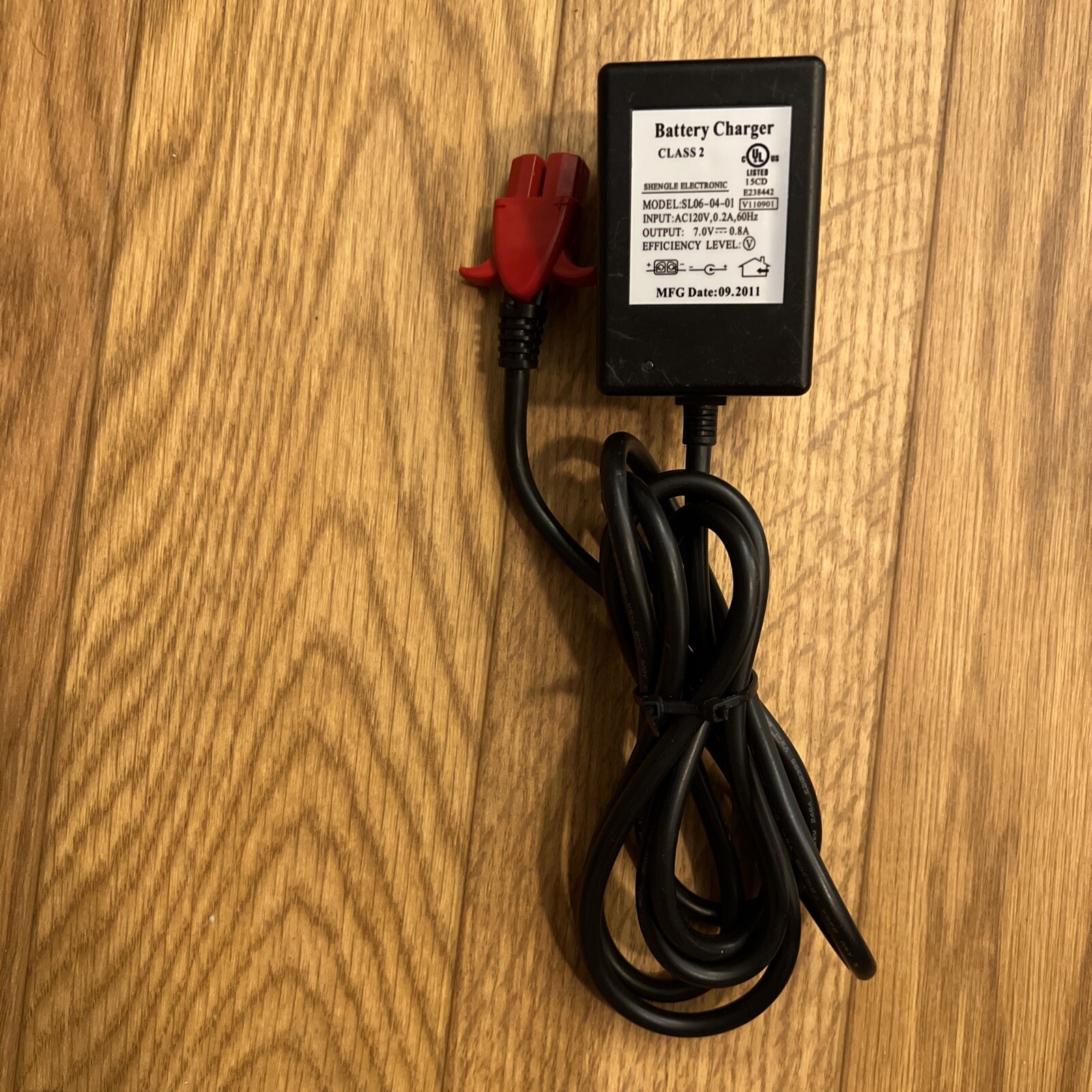 Shengle Electronics Battery Charger Class 2 SL06-04-01 – 7 volt – Power Wheels
