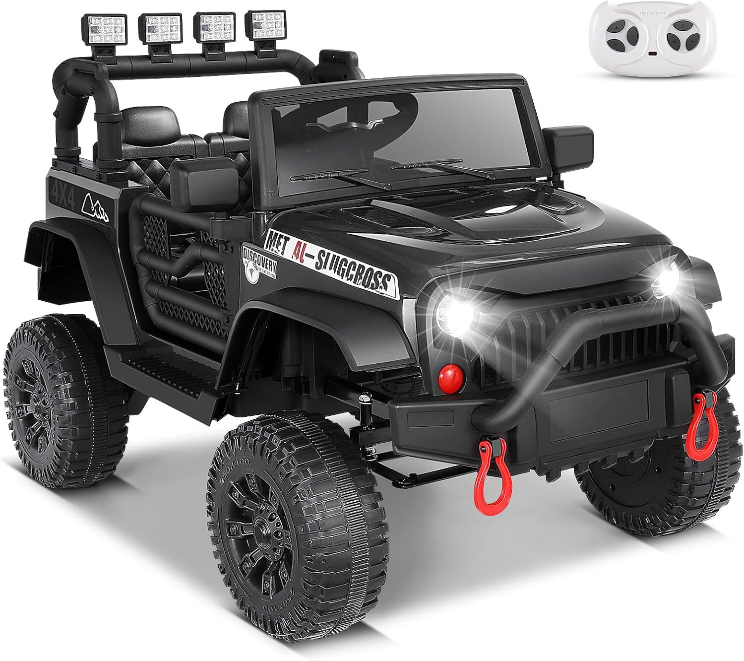 12V/24V Kids Car Power Wheels Ride-on Truck with Parental Remote Control and LED
