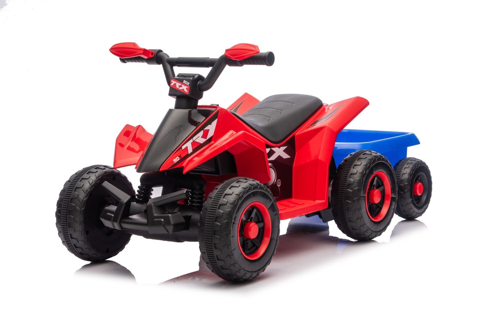 6V Kids Ride On Electric ATV, Ride Car Toys with LED Headlights for Boys & Girls