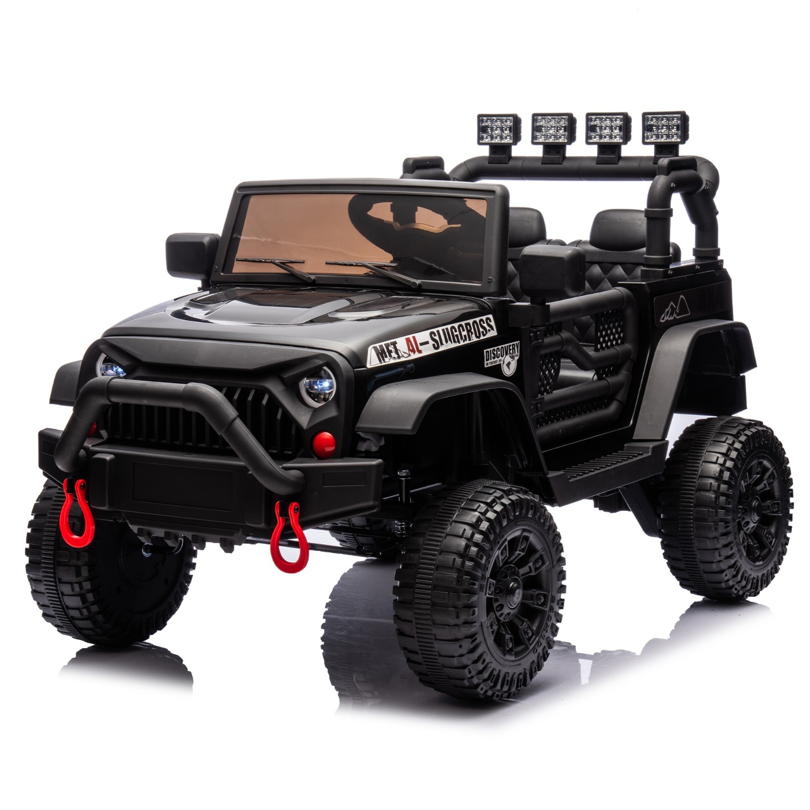 24V Kids Ride on Car Truck with Remote Control 4WD Electric Car Toys 2 Seater