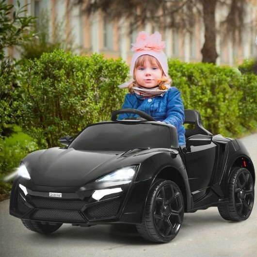 12V Kids Ride-On Car 2.4G RC Electric Vehicle w/ LED