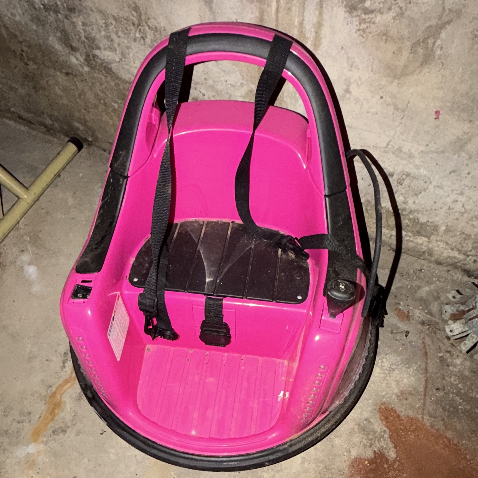 Bumper Buddy Pink Battery Operated Ride-On Bumper Car Seat Harness BB-002 2022