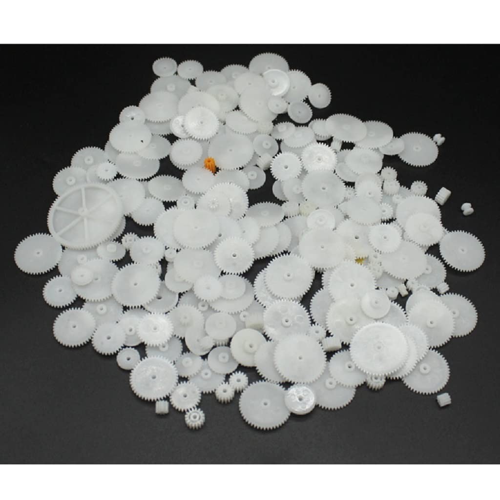 200pcs Plastic Gears 0.5 Module for DC Motor DIY Model Toys Accessories