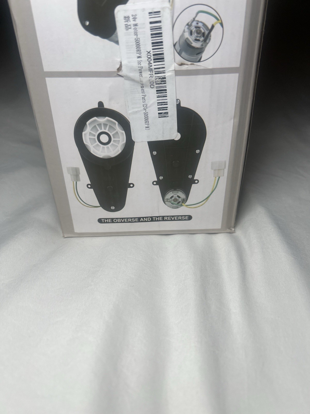 1 Pair Power Wheels Gearbox 12V 35000rpm Motor for Electric Car Kids Ride On Car