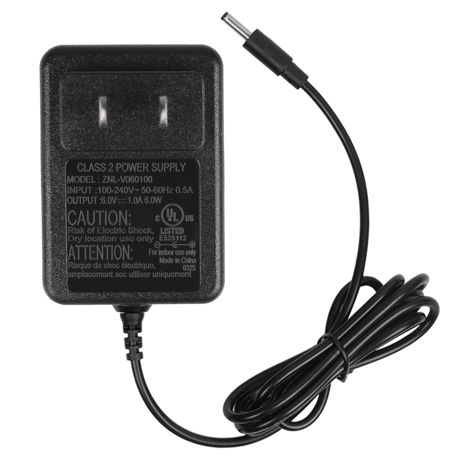 6V Battery Charger for Ride On Toys, 6 Volt Ride On Cars Jeep SUV Power Adapter