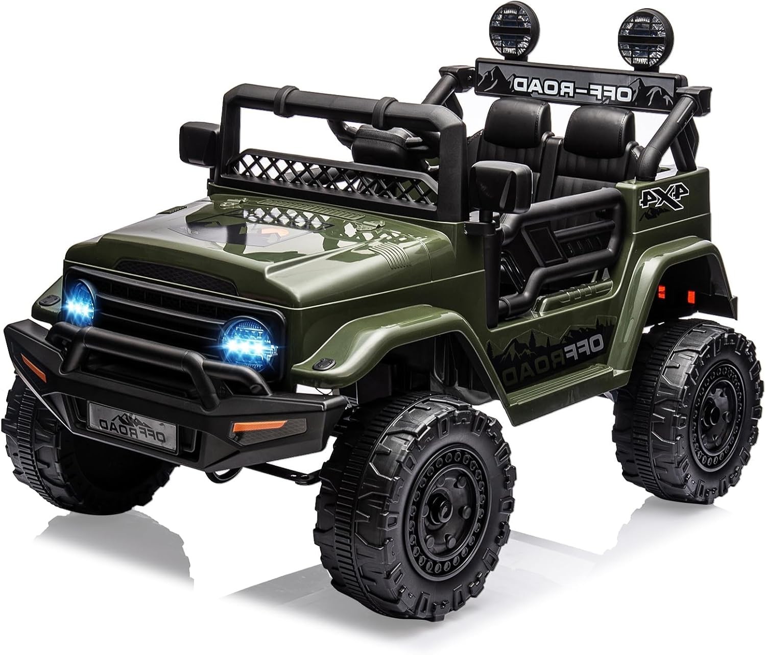 2-Seater Kids Ride On Car Truck 12V Battery Electric Vehicles Ride on Toy Gift
