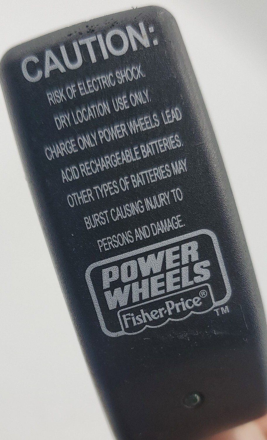 Power Wheels Fisher Price Power Cord Class 2 Battery Charger Model # 00801-1480